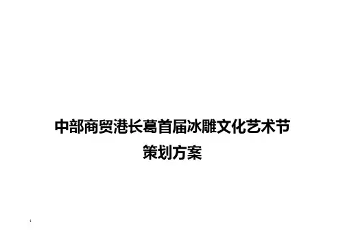 【精编】房产公司关于举办夏日冰雕文化艺术节展示策划方案