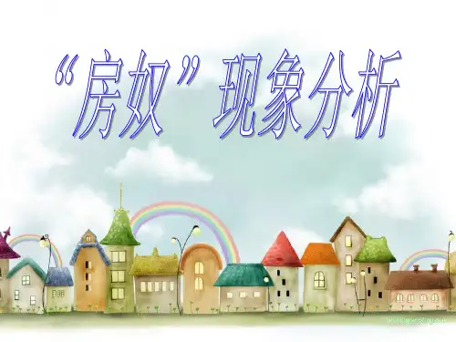 房奴现象分析
