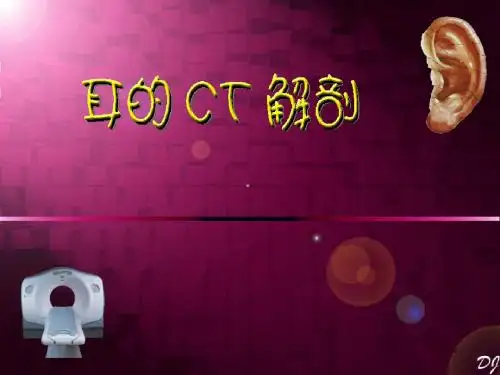 耳的CT解剖医学PPT课件