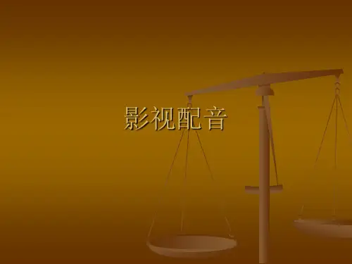 配音技巧 PPT课件
