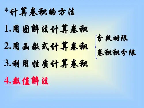计算卷积的方法