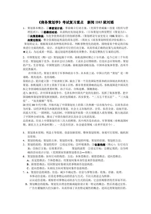 商务策划学
