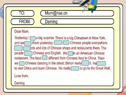 There is a big Chinatown in New York.
