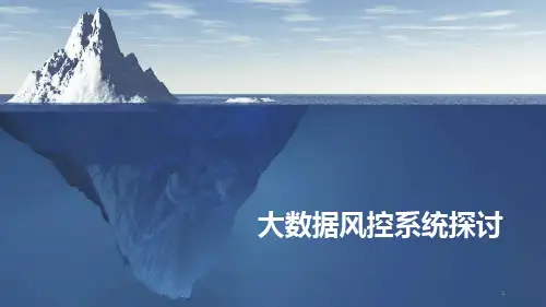 金融大数据风控模型探讨ppt课件