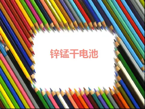 锌锰干电池