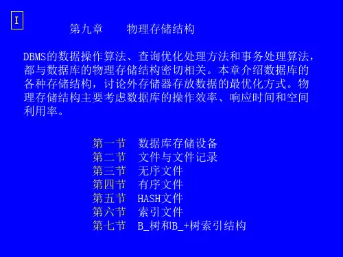 【PPT】物理存储结构.