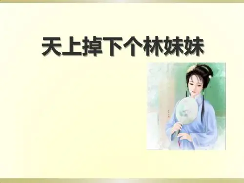 《天上掉下个林妹妹》PPT课件 (共14张PPT)