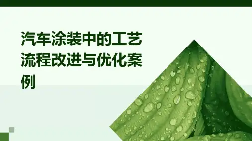 汽车涂装中的工艺流程改进与优化案例