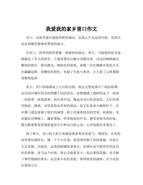 我爱我的家乡营口作文