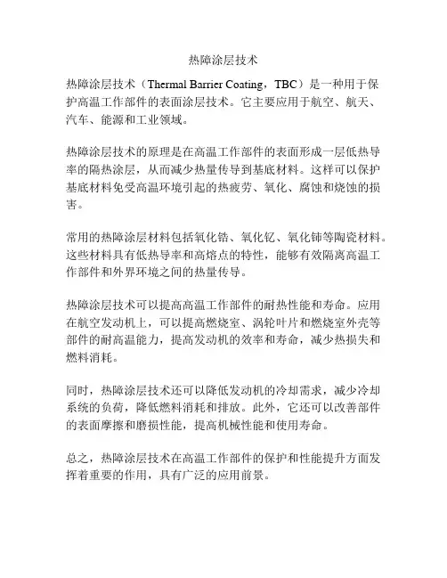 热障涂层技术