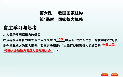 3.6.1国家权力机关复习课件 2022-2023学年八年级下册道德与法治