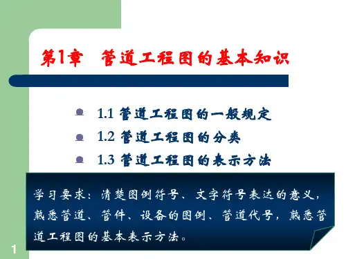 第1章管道工程图的基本知识