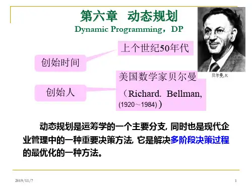 运筹学第章动态规划