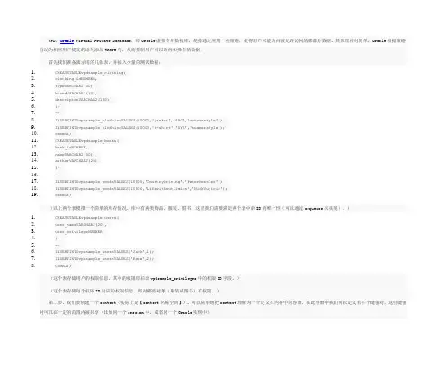 Oracle handbook系列之虚拟专用数据库VPD的使用详解