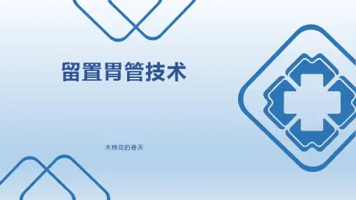 留置胃管PPt