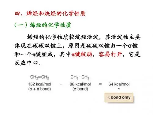 第三章 烯烃和炔烃的化学性质