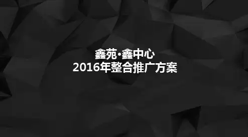 房地产公寓项目提案PPT课件