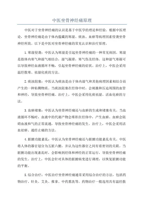 中医坐骨神经痛原理