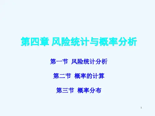 风险统计分析与概率分布PPT(24张)