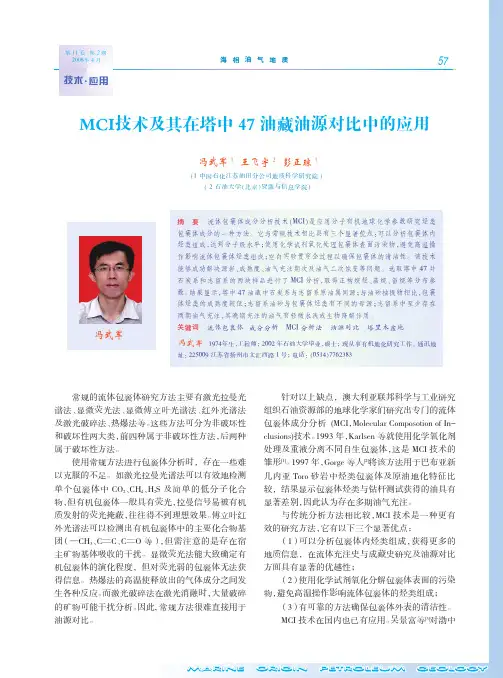 MCI技术及其在塔中47油藏油源对比中的应用