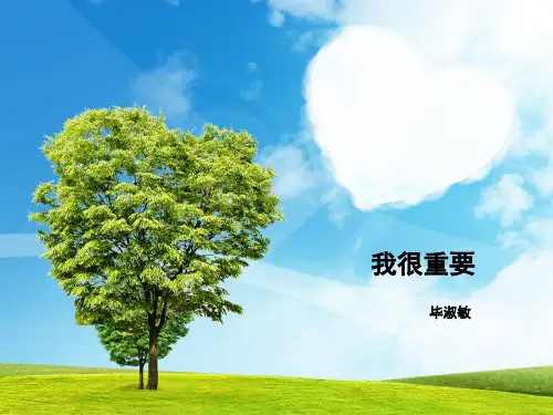 我很重要_课件毕淑敏