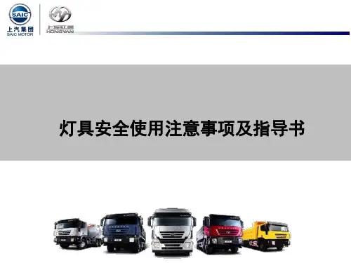 灯具使用、维修作业指导书
