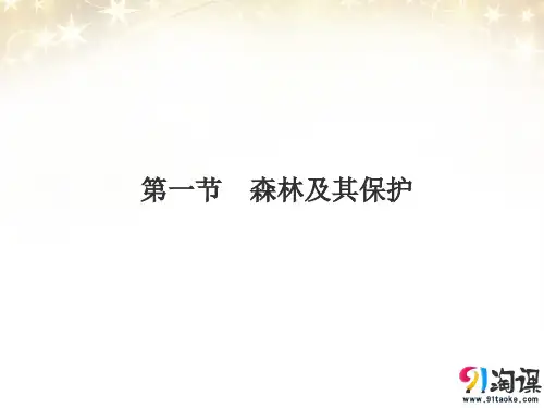 课件10：4.1 森林及其保护