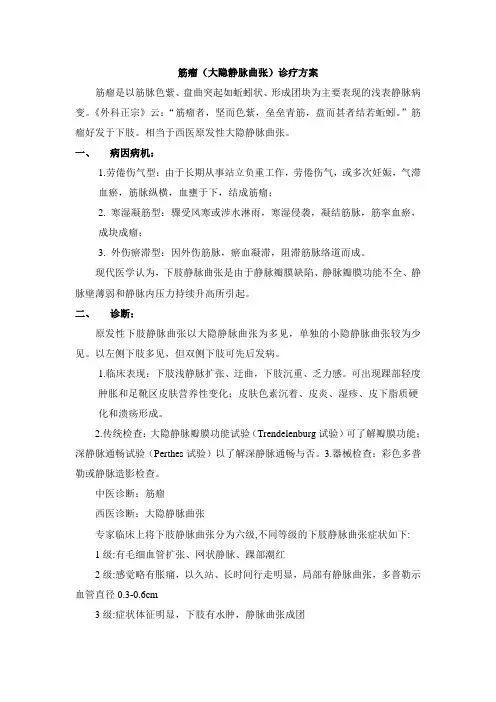 大隐静脉曲张
