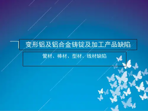 变形铝及铝合金铸锭及加工产品缺陷.