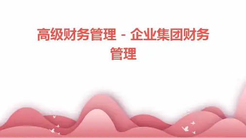 高级财务管理企业集团财务管理