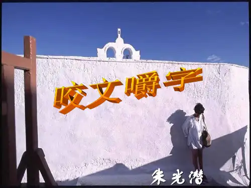 人教版高中语文必修5-8《咬文嚼字》-课件---------(共44张PPT)