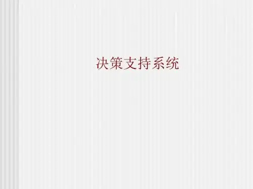 决策支持系统