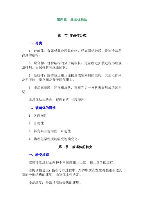 5非晶体的结构