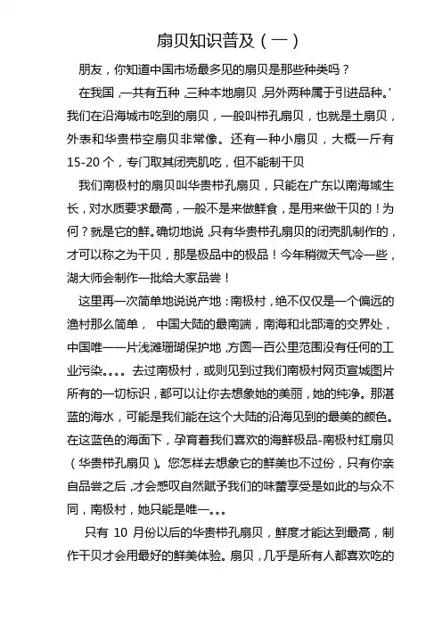 扇贝
