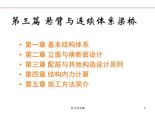 第三篇 悬臂与连续体系梁桥(谷风教育)