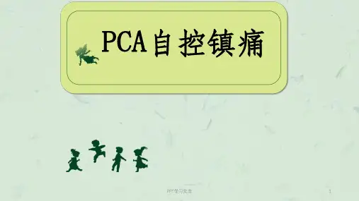 术后镇痛泵应用与护理课件
