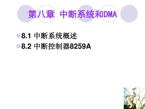 第8章中断系统和中断控制器8259A