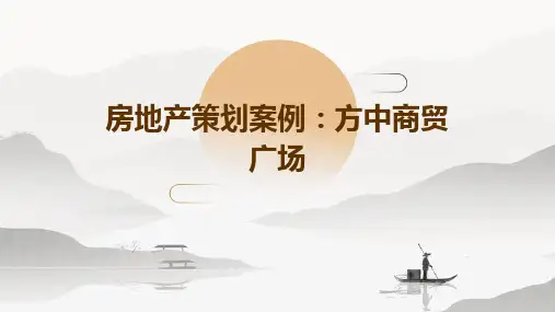 房地产策划案例：方中商贸广场