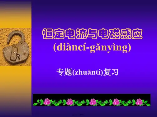 高考物理恒定电流与电磁感应专题复习课件