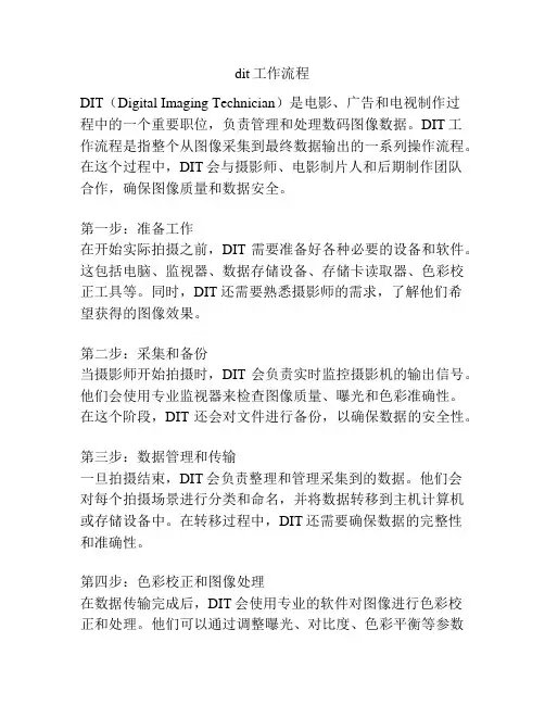 dit工作流程