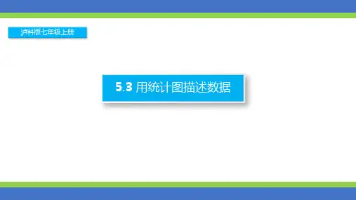 沪科版初中七年级上册数学:用统计图描述数据