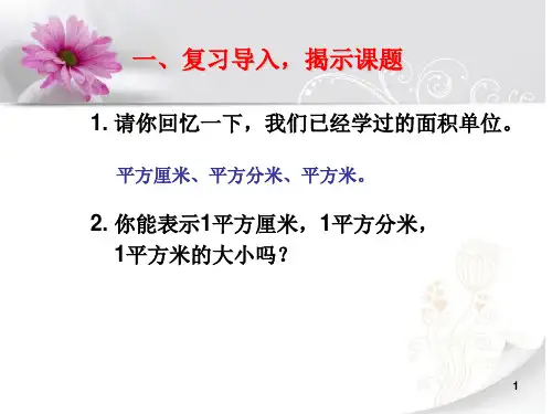 公顷的认识 ppt课件