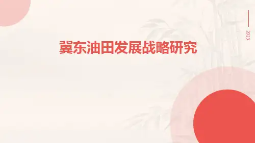 冀东油田发展战略研究