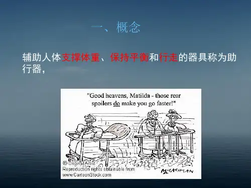 最新常见助行器的选择与使用PPT课件