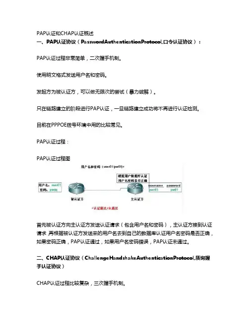 pap和chap认证