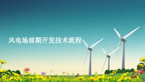 风电场前期开发流程PPT课件