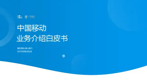 ppt经典模板-案例104 中国移动