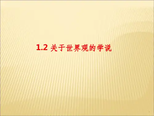 关于世界观的学说