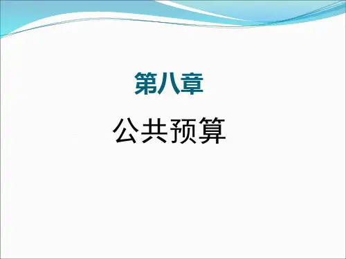 公共预算概述