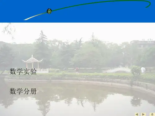 matlab高等数学实验